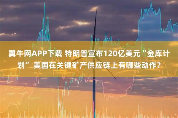翼牛网APP下载 特朗普宣布120亿美元“金库计划” 美国在关键矿产供应链上有哪些动作？